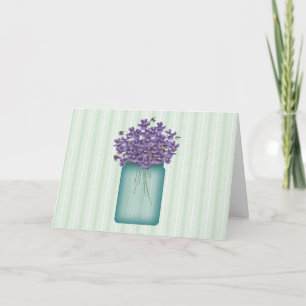 Cartão De Festividades Violeta a placa de Páscoa de fonte grande