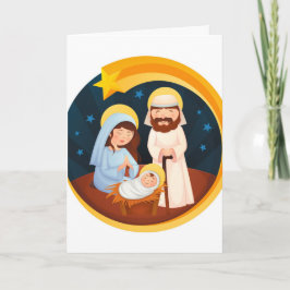 Cartão De Festividades Virgem Maria Jesus Natal