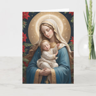Cartão De Festividades Virgem Maria Santíssima Católica Tradicional