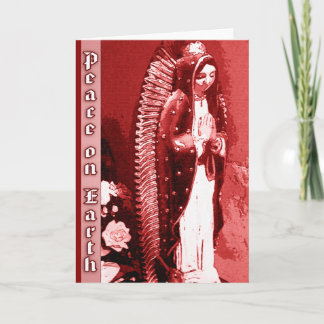 Cartão De Festividades Virgin of Guadalupe Christmas Card