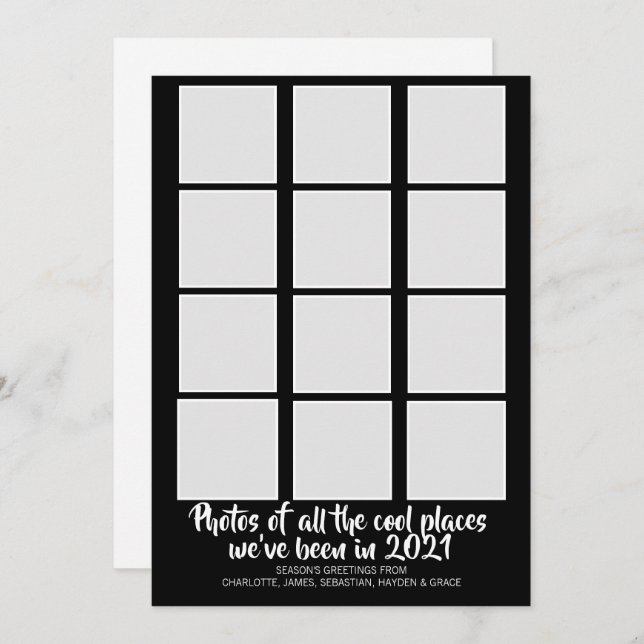 Cartão De Festividades Vírus Humor Corona 2021 Natal (Frente/Verso)