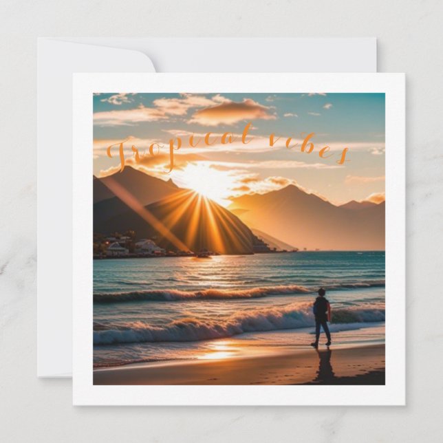 Cartão De Festividades Vírus tropicais (Frente)