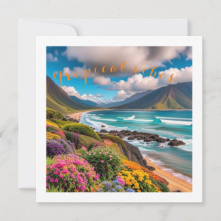 Cartão De Festividades Vírus tropicais