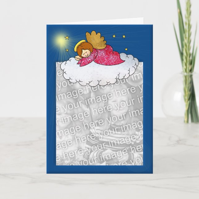 Cartão De Festividades Visions Of Sugar Plums Template (Frente)