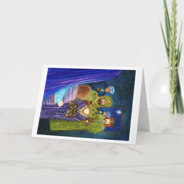 Cartão De Festividades Visita dos Magi (Frente)