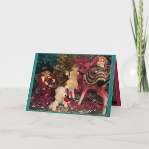 Cartão De Festividades Visting Uncle Mistletoe