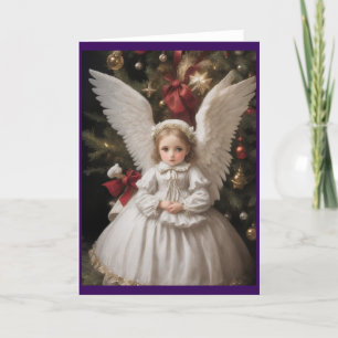 Cartão De Festividades Vitoriano Vintage Retro Natal