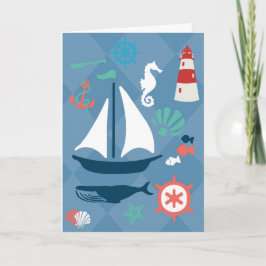 Cartão De Festividades Você é a âncora do meu barco