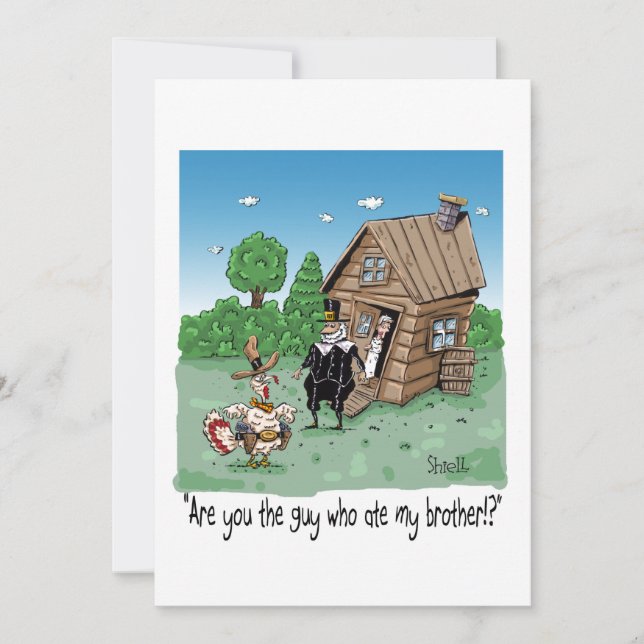 CARTÃO DE FESTIVIDADES VOCÊ É A CARA QUE COMEU MEU IRMÃO? (Frente)