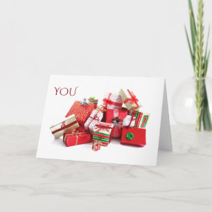 CARTÃO DE FESTIVIDADES VOCÊ É "MEU PRESENTE DE NATAL ESPECIAL"
