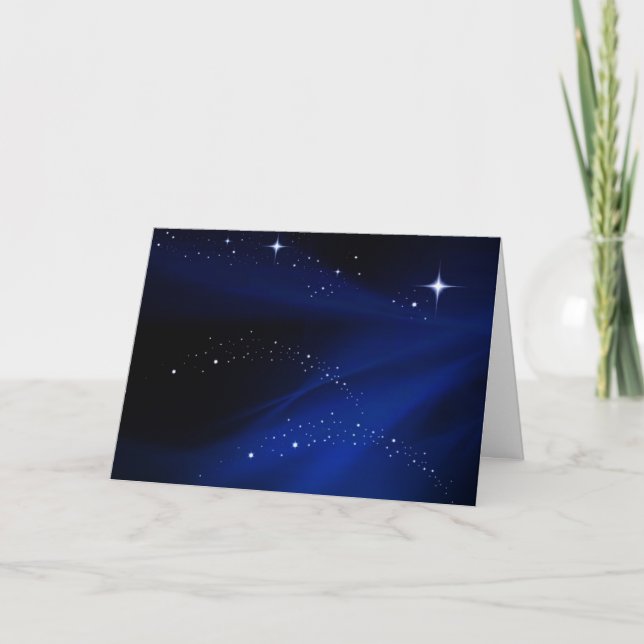 Cartão De Festividades Você é minha estrela brilhante (Frente)