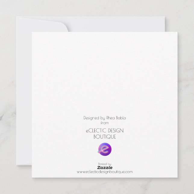 Cartão De Festividades Você É O Frango Da Minha Torre (Verso)