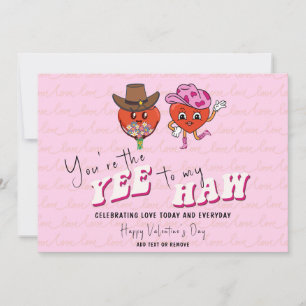 Cartão De Festividades Você é o Yee para o meu Haw Country Cowgirl Wester