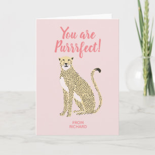 Cartão De Festividades Você é Purrfect!
