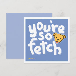 Cartão De Festividades Você É Tão Azul Fetch