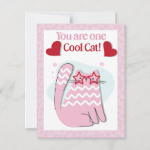 Você É Um Gato Legal Carta de Dia dos Namorados Ro