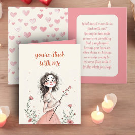 Cartão De Festividades Você Está Preso a Mim