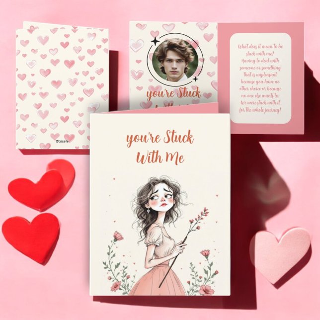 Cartão De Festividades Você Está Preso Comigo (Criador carregado)