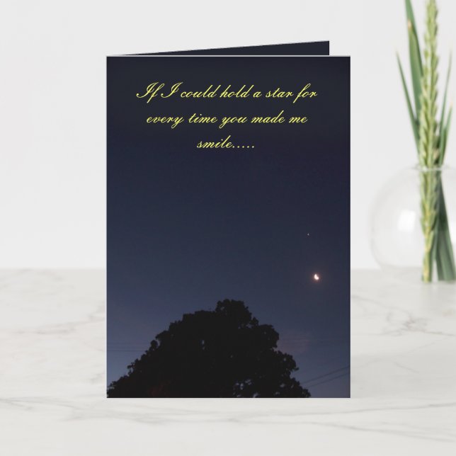 Cartão De Festividades Você me faz sorrir (Frente)