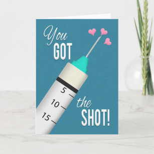 Cartão De Festividades Você tem os 19 Parabéns de vacina contra o Covid