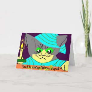 Cartão De Festividades "Você vai querer o dia de Natal...