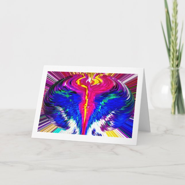 Cartão De Festividades Vórtice de tempo e espaço (Frente)