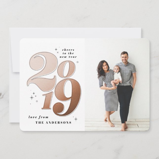 Cartão De Festividades Vossa Excelência ao feriado de Bronze 2019 (Frente)