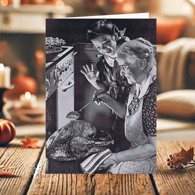 Cartão De Festividades Vovó Antiga Peru Turquia da neta (Criador carregado)