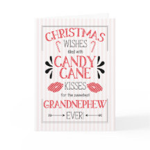 Vovô Candy Cane Beijou Desejos de Natal