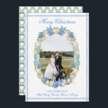 Cartão De Festividades Vovô Costeiro do Milênio Natal Seashell 3 Foto<br><div class="desc">Cartão de Férias do Grande Milenar da Costeira de Água do Vovô Seashell Três Fotos. Este belo Cartões de foto de Natal apresenta a aquarela da terra natalícia com arcos brancos como quadro para uma foto. Voltar ao convite é o Natal Stockings com a terra natalícia e arcos. É perfeito...</div>