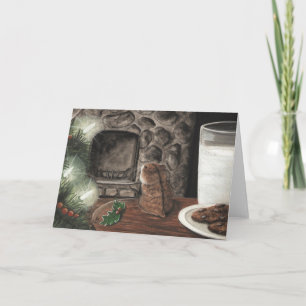 Cartão De Festividades Waiting for Santa