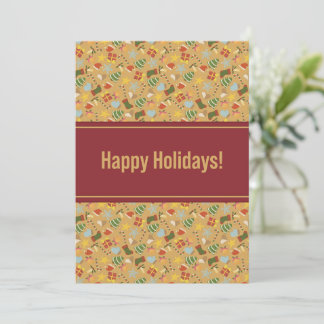 Cartão De Festividades Warm & Cozy Christmas Card