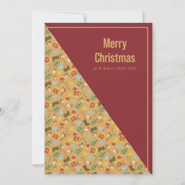 Cartão De Festividades Warm Holiday & New Year Card
