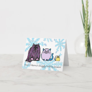 Cartão De Festividades warm & snuggly holiday season - holiday card