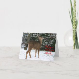 Cartão De Festividades Warmest Solstice Wishes greeting card