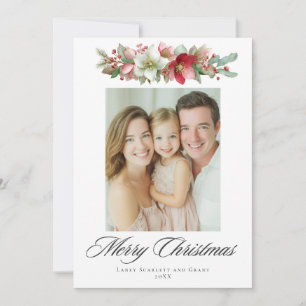 Cartão De Festividades Watercolor Christmas Hellebore Design