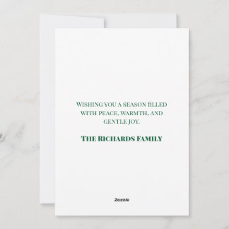 Cartão De Festividades Watercolor Christmas Tree Holiday Card