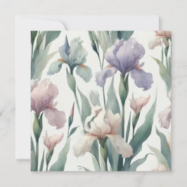 Cartão De Festividades Watercolor irme Impressão Design