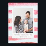 Cartão De Festividades WATERCOLOR MERRIEST CHRISTMAS foto de natal<br><div class="desc"></div>