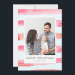 Cartão De Festividades WATERCOLOR MERRIEST CHRISTMAS foto de natal<br><div class="desc"></div>