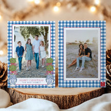 Watercolor, Topiary Gingham Foto