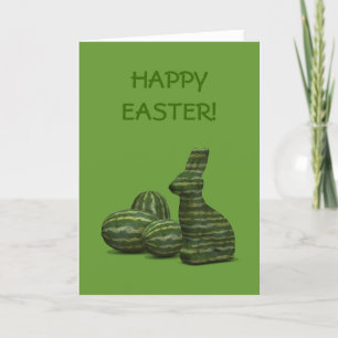 Cartão De Festividades Watermelon Easter Bunny