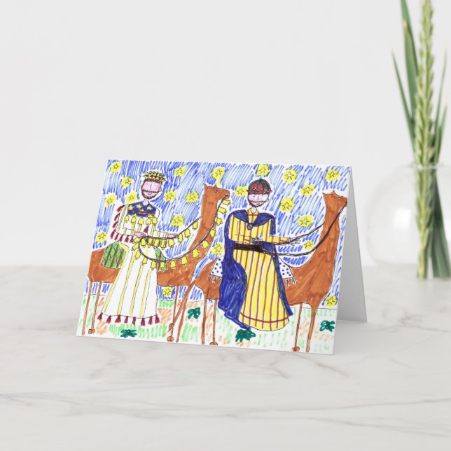 Cartão De Festividades We have come to Worship Him Christmas Card (Frente)