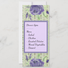 Cartão De Festividades Wedding Table Itinerary