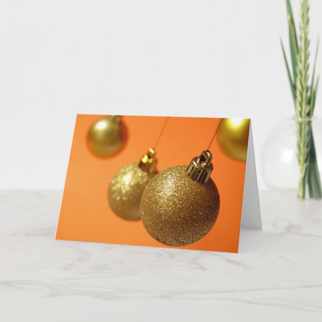 Cartão De Festividades Weihnachtskarte (Frente)