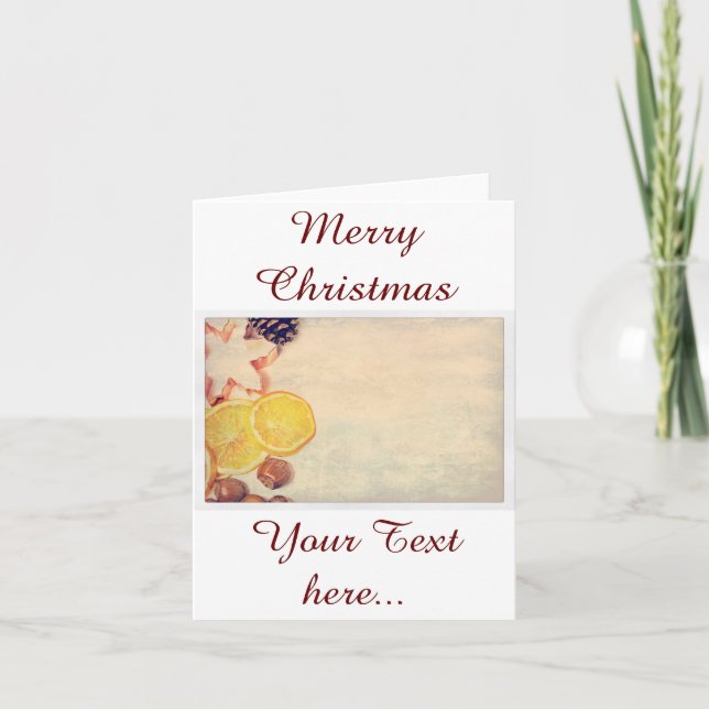 Cartão De Festividades Weihnachtsmotic mit Früchten... (Frente)
