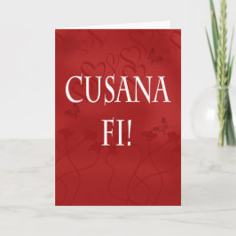 Cartão De Festividades Welsh Language Valentine's Day Card