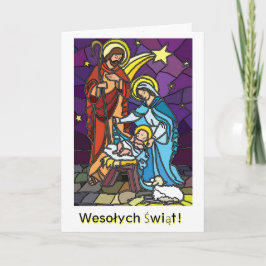 Cartão De Festividades Wesołych Świąt!