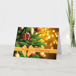 Cartão De Festividades Wesolych Swiat -Merry Christmas Card