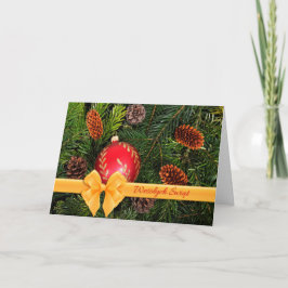 Cartão De Festividades Wesolych Swiat -Merry Christmas Card